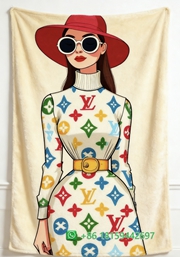 Louis Vuitton Throw Blankets
